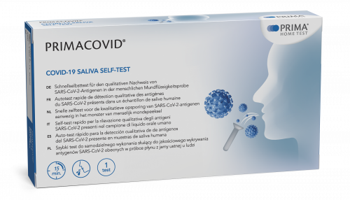 PRIMACOVID® COVID-19 Saliva Self-Test